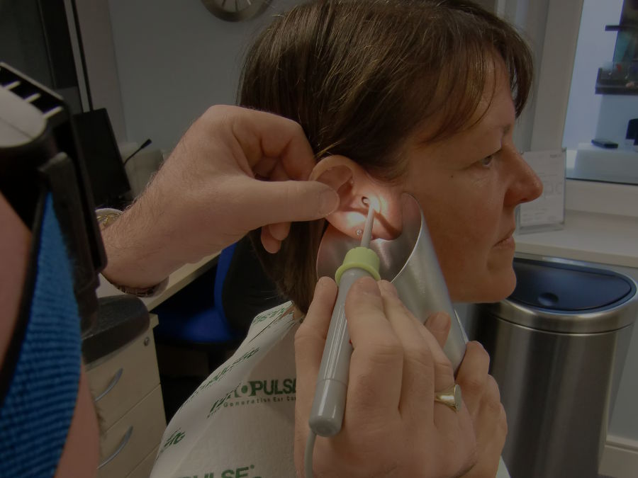 Irrigation ear wax removal